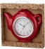Часы настенные кварцевые "chef kitchen" цвет:красный 30*5*27 см.диаметр циферблата=12 см. Lefard (220-122)