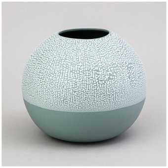 Ваза коллекция "жемчужина" 18*18*16см  цвет: мятный Lefard (374-156)