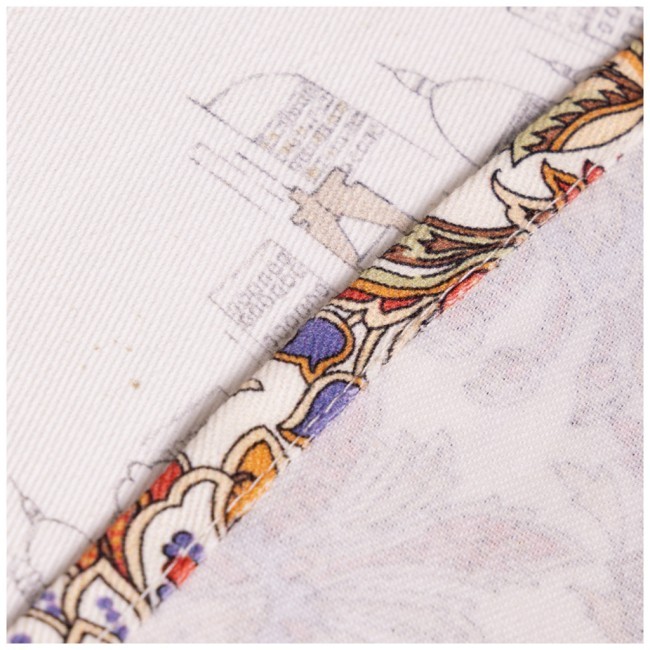 Скатерть "парижские коты" круглая 190 см твилл водооталкивающая  пропитка Lefard (850-746-22)