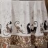 Скатерть "парижские коты" круглая 190 см твилл водооталкивающая  пропитка Lefard (850-746-22)