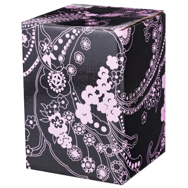 Емкость для сыпучих продуктов "вуаль" 13*13*22 см Lefard (64-607)