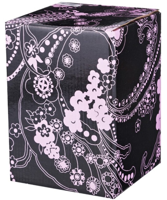 Емкость для сыпучих продуктов "вуаль" 13*13*22 см Lefard (64-607)