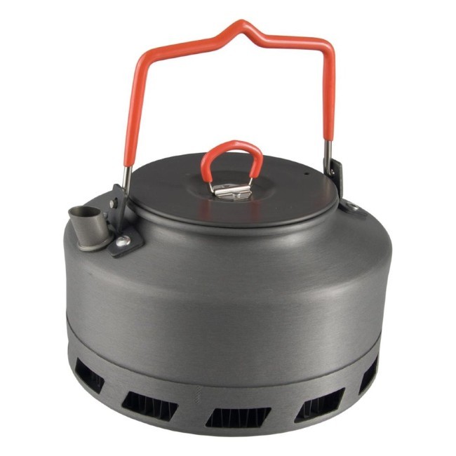 Чайник походный алюминиевый c радиатором Helios 1 л CAMPSOR-200L1 (71535)