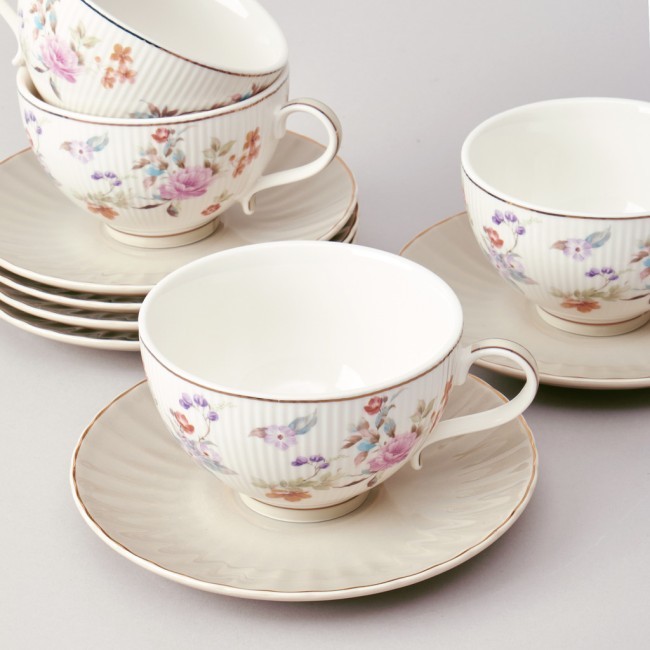 Чайный набор lefard "времена года" на 6 пер. 12 пр. 250 мл серый Lefard (42-575)