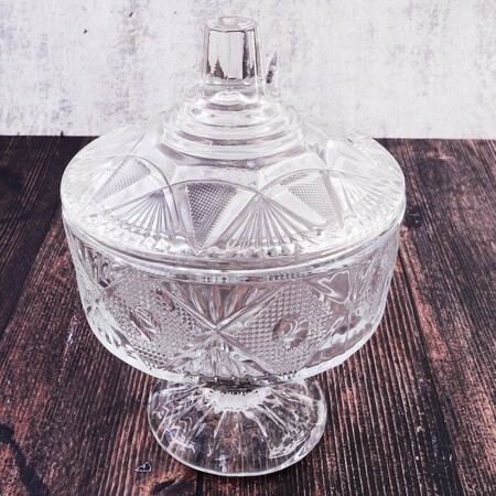 Ваза BEST GOLD для конфет с крышкой 12,5см, 450 мл. (404-30270404) Ваза BEST GOLD для конфет с крышкой 12,5см, 450 мл. (404-30270404)