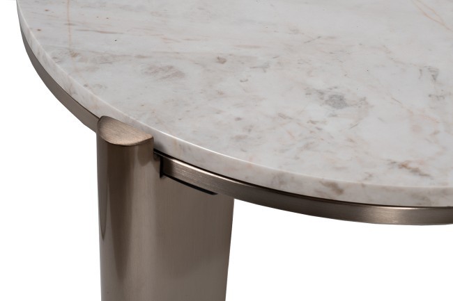 Стол журнальный натур.белый мрамор Cass White d 57*50см (TT-00014149) Стол журнальный натур.белый мрамор Cass White d 57*50см (TT-00014149)