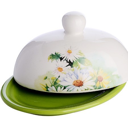 Масленка с крышкой 2 пред "Ромашка"LR (х24) " (30766)