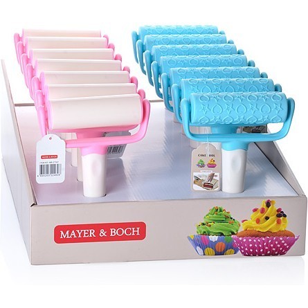 Кулинарный ролик для теста РОЗОВЫЙ Mayer&Boch (27387)