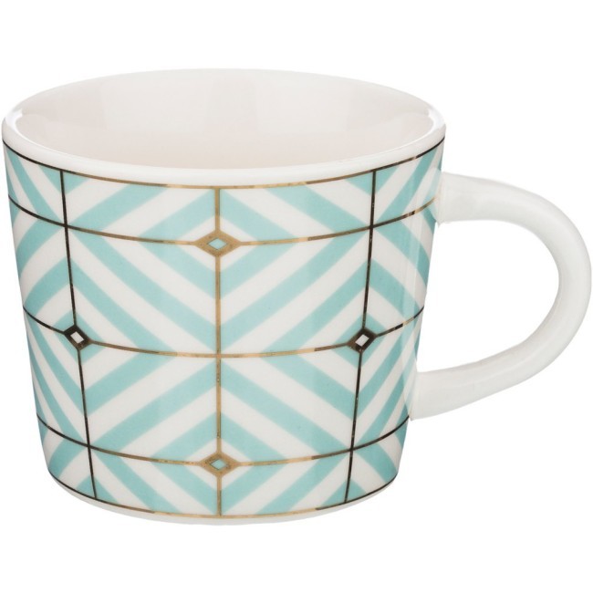 Набор кружек из 6 шт. на металлической подставке коллекция "ромбы"  объем кружки 240 мл Lefard (155-231) Набор кружек из 6 шт. на металлической подставке коллекция "ромбы"  объем кружки 240 мл Lefard (155-231)