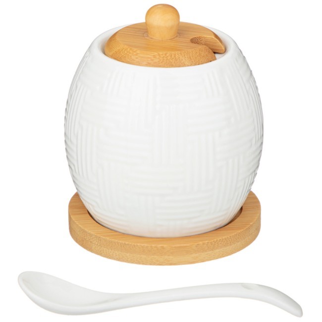 Сахарница с ложкой lefard "native" 300 мл 8*8*10 см Lefard (587-170)