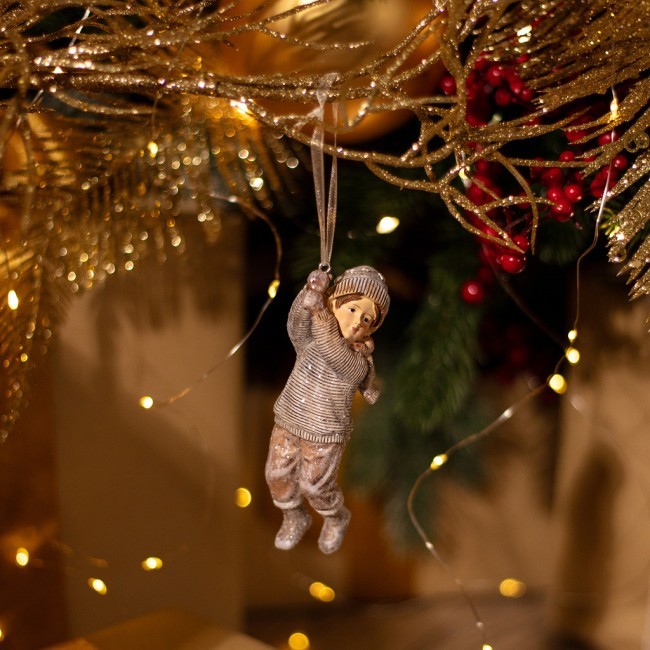 Елочное украшение "мальчик" 4х4х12 см Lefard (162-1302) Елочное украшение "мальчик" 4х4х12 см Lefard (162-1302)