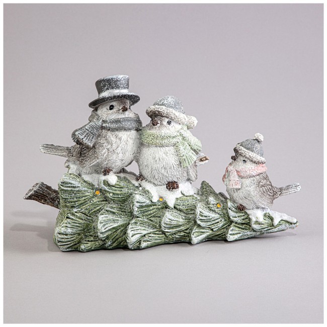 Статуэтка "птички" с led-подсветкой 22х9,5х13 см Lefard (121-118) Статуэтка "птички" с led-подсветкой 22х9,5х13 см Lefard (121-118)