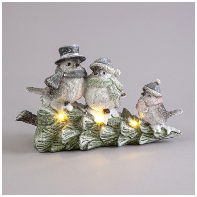 Статуэтка "птички" с led-подсветкой 22х9,5х13 см Lefard (121-118) Статуэтка "птички" с led-подсветкой 22х9,5х13 см Lefard (121-118)