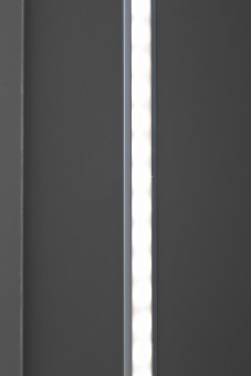 GD-10023-6 Шкаф Alto пенал c полками,цвет серый Кобальт, фасад глухой 50*57*228.5см (TT-00014649)