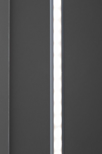GD-10023-6 Шкаф Alto пенал c полками,цвет серый Кобальт, фасад глухой 50*57*228.5см (TT-00014649)