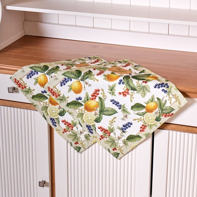 Набор салфеток из 2-х шт "fruit basket",40х40см, 100% хлопок,бежевый,твил, Lefard (850-741-8)
