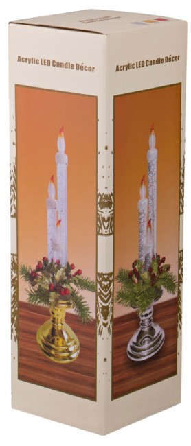 Фигурка с подсветкой "свеча" 16*17 см высота=37 см (кор=12шт.) Lefard (786-244) Фигурка с подсветкой "свеча" 16*17 см высота=37 см (кор=12шт.) Lefard (786-244)