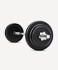 Диск обрезиненный Starfit BB-202 d=26 мм, стальная втулка, черный, 2,5 кг (998364)