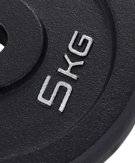 Диск чугунный STARFIT BB-204 d=26 мм, черный, 5 кг (998407)