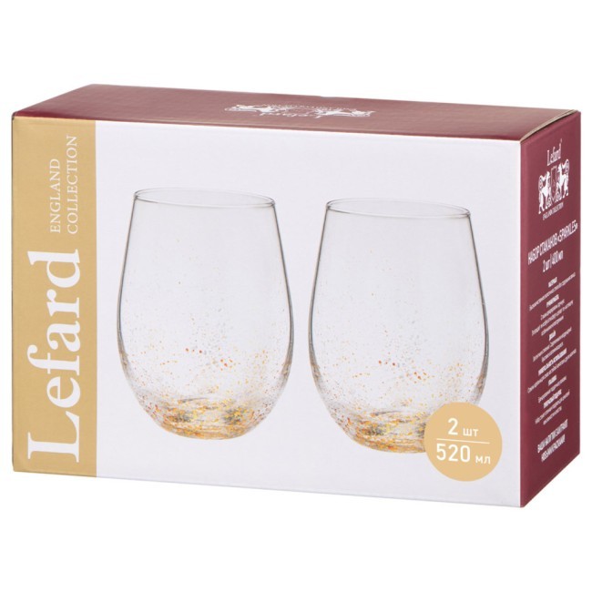 Набор стаканов "sparkles" из 2 шт. 520 мл Lefard (685-126)