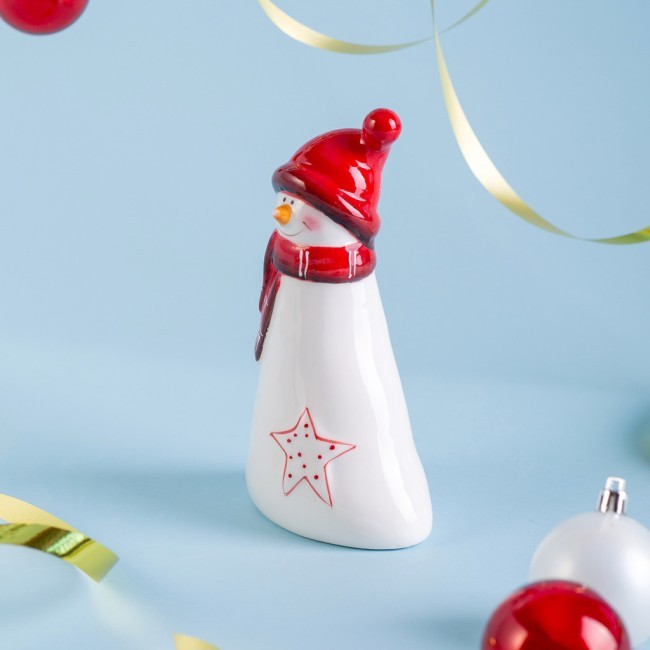 Статуэтка "снеговик" 9,8х6х17 см Lefard (146-2238) Статуэтка "снеговик" 9,8х6х17 см Lefard (146-2238)