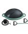БЕЗ УПАКОВКИ Полусфера "BOSU" STARFIT GB-503 с эспандерами, с насосом, серый/зеленый (2115148)