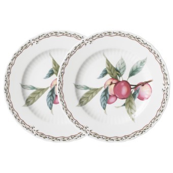 Набор тарелок закусочных lefard "fruit garden" 2 шт. 20,5 см Lefard (590-646)