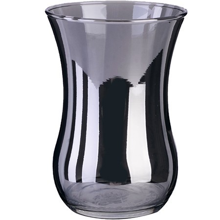 Набор 6 стакан/блюдца 120 мл Сияющий графит стекло (GR42021+54201-06)