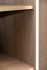 GD-10013/1-3 Шкаф Alto двухд c полками, цвет дуб Урбан Кофейный, дверцы стекло(тонир) 100*57*228.5см (TT-00014200)