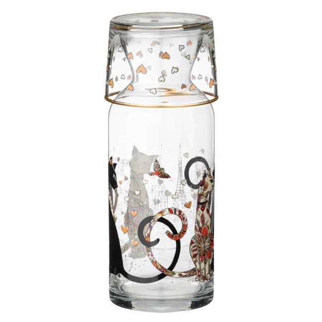 Графин с крышкой/стаканом "парижские коты" 700мл Lefard (312-150)
