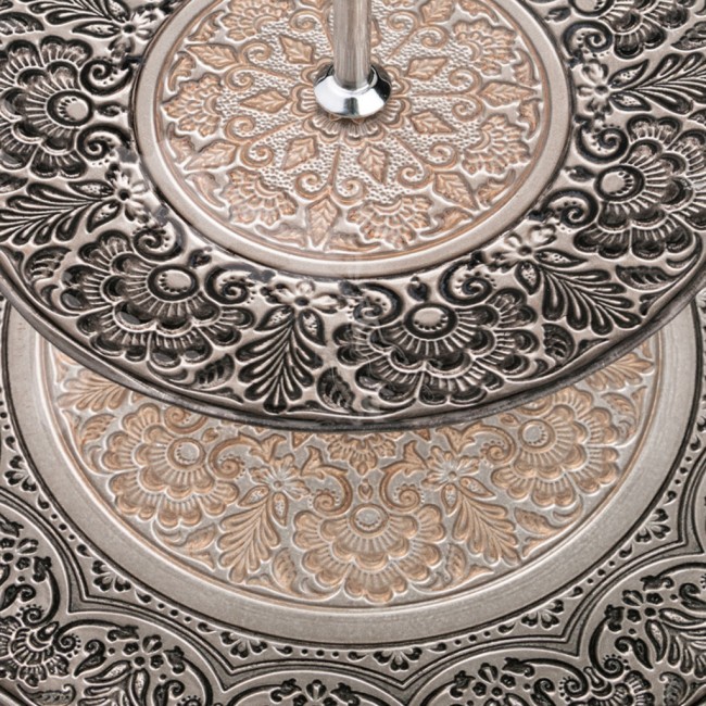 Фруктовница 2-х ярусная "султан" диаметр=21/23 см.высота=23,5 см. Dekor Cam (484-109) Фруктовница 2-х ярусная "султан" диаметр=21/23 см.высота=23,5 см. Dekor Cam (484-109)