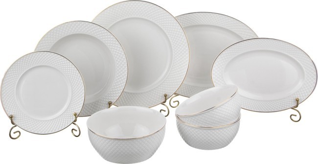 Сервиз столовый lefard  "диаманд голд" на 6 пер. 23 пр. Lefard (359-321)