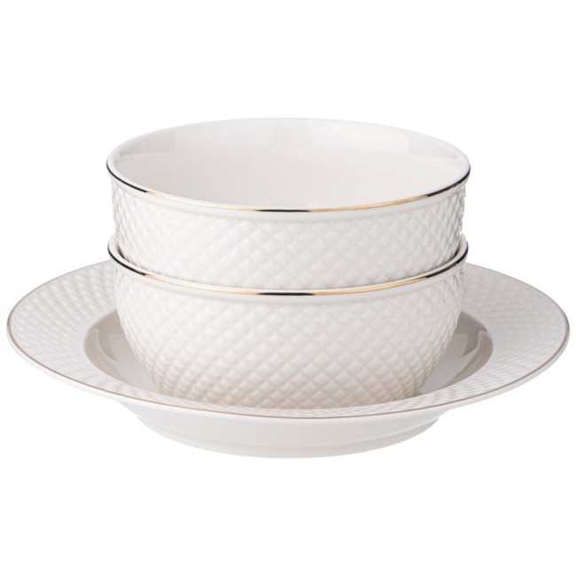 Сервиз столовый lefard  "диаманд голд" на 6 пер. 23 пр. Lefard (359-321)