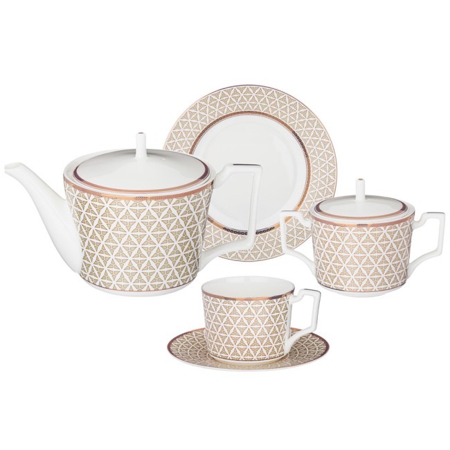 Чайный сервиз lefard "opera" на 6 пер. 20 пр. 1000/300/250 мл Lefard (440-259)