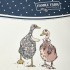 Скатерть овальная "family farm" 140х180см ,синий,100% хлопок,твил,с пропиткой SANTALINO (850-742-27)