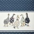 Скатерть овальная "family farm" 140х180см ,синий,100% хлопок,твил,с пропиткой SANTALINO (850-742-27)