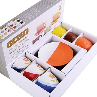 Чайный набор Loraine 12пр керамика LR (30454) Чайный набор Loraine 12пр керамика LR (30454)