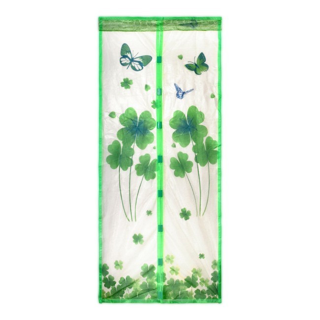 Противомоскитная сетка Help штора на дверь с рисунком, магнитами и крепежом 2 шт 80006 (62892)