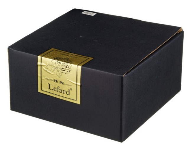 Фруктовница на ножке "lefard gold glass" диаметр=30 см высота=19 см Lefard (195-108)