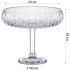 Блюдо на ножке, 24х24,5 см Alegre Glass (337-102)