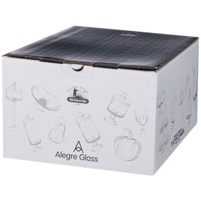 Блюдо на ножке, 24х24,5 см Alegre Glass (337-102) Блюдо на ножке, 24х24,5 см Alegre Glass (337-102)