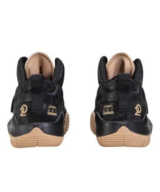 БЕЗ УПАКОВКИ Кроссовки баскетбольные JÖGEL Launch MID, Black/gold (2125637)
