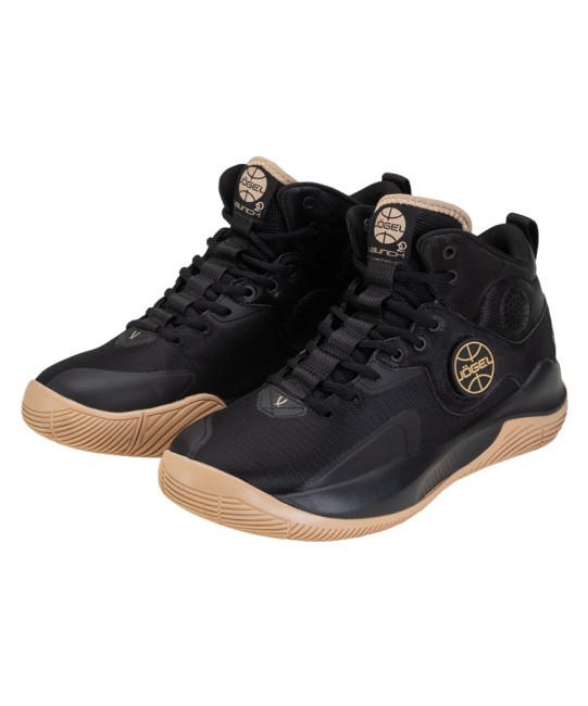 БЕЗ УПАКОВКИ Кроссовки баскетбольные JÖGEL Launch MID, Black/gold (2125637)