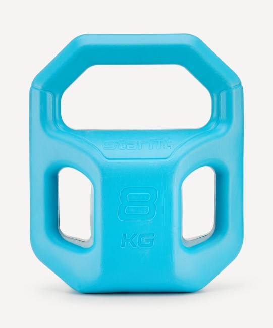 Гиря пластиковая STARFIT DB-505, 8 кг, синий (2113753)