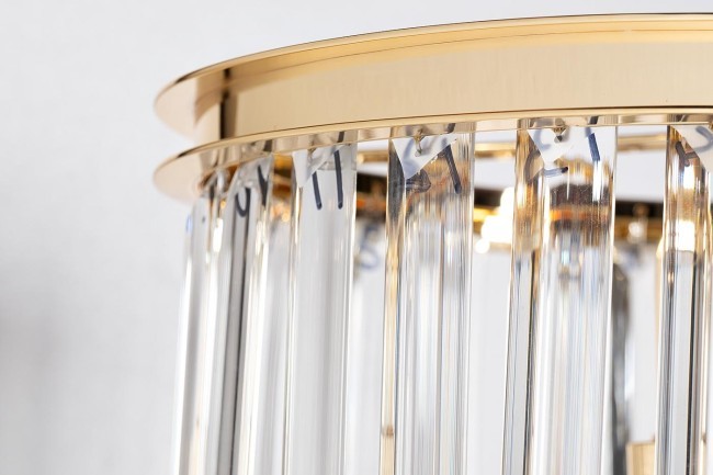 Светильник потолочный стекло/золото d40*61см (TT-00005445)