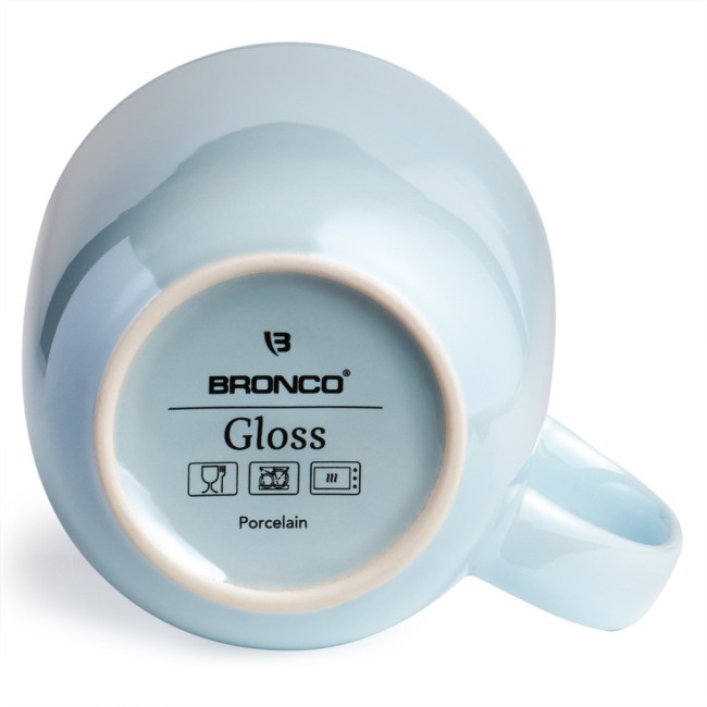 Набор кружек  bronco "gloss" 2 шт. 400 мл микс Bronco (407-135-1)