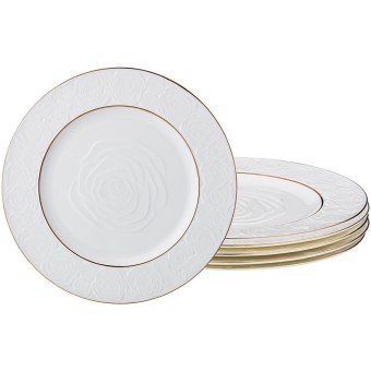 Набор подстановочных тарелок из 6 шт. "blanco" диаметр=27 см Lefard (264-875)
