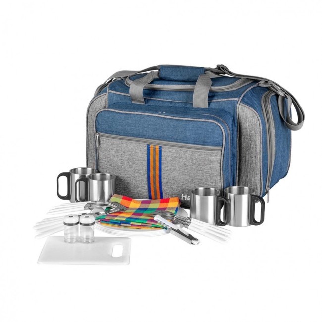 Набор для пикника Helios на 4 персоны HS-605(4)BG (76255) Набор для пикника Helios на 4 персоны HS-605(4)BG (76255)