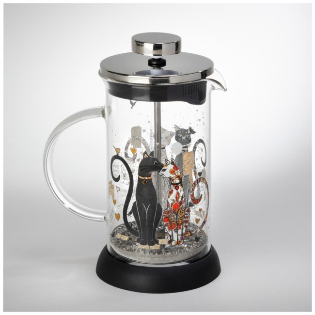 Френч-пресс agness "парижские коты" 350 мл Agness (894-159)