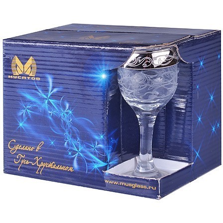 Набор 6-ти рюмок д/ликера "Шарм" (х4) " (MS134-04)